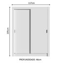 Ver imagem 4 de Guarda-roupa Infantil Madesa Bento 2 Portas de Correr 2 Gavetas - Branco