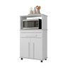 Balcão Armário Multiúso Rv Móveis Toronto Branco 2 Portas - 1