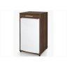 Armário Gabinete Suporte para Frigobar 760 - Plata Móveis - Preto - 1