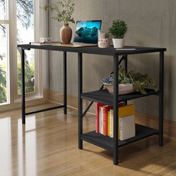 Escrivaninha Mesa Office Estudo Estilo Industrial 110cm Klm Móveis - 7