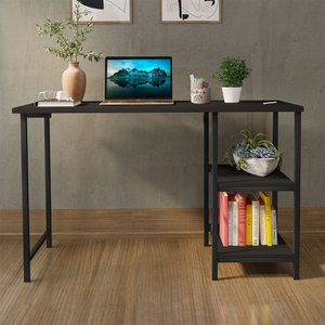 Escrivaninha Mesa Office Estudo Estilo Industrial 110cm Klm Móveis