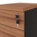 Ver imagem 5 de Gaveteiro Volante com Chave 36 cm X 45 cm com 2 Gavetas e 1 Pasta Suspensa F5 Office