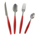 Ver imagem 2 de Conjunto de Talheres Vermelho 24 Peças com Jarra de Vidro