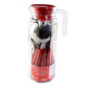 Ver imagem 4 de Conjunto de Talheres Vermelho 24 Peças com Jarra de Vidro