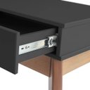 Ver imagem 5 de Aparador para Sala de Madeira 02 Gavetas Pegasus - Preto/mel