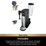 Ninja Single-serve Coffee Maker com Espumador, Preto - 9
