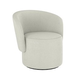 Poltrona Decorativa Orgânica - Bouclê Bege Claro - 1