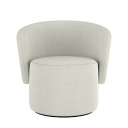 Poltrona Decorativa Orgânica - Bouclê Bege Claro - 3