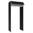 Ver imagem 7 de Porta-geladeira 103 Cm 1 Porta Basculante Preto/branco/preto Agata Madesa