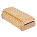 Ver imagem 1 de Apagador de Madeira em Carpete com Depósito para Giz / Grande - Pacote com 2 Unidades