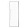 Porta de Alumínio Branco com Vidro Inteiro 8mm e Pux. Cmc Elegance - 2.10 a X 1.00 L - Lado Esquerdo - 1