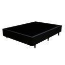 Ver imagem 2 de Cama Box Casal Suede King Design Preto 138x188x40