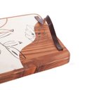 Ver imagem 2 de Bandeja Decorativa para Servir Frios Petiscos Grande Folhas