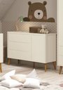 Ver imagem 2 de Cômoda Sapateira Théo New Areia Fosco com Madeira - MoveisAqui