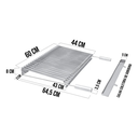 Ver imagem 2 de Grelha Inox Parrilheira Argentina 60x50 *