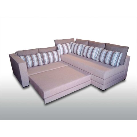 Sofá Cama de Canto SFC 021 - Sofá Cama de Casal Com Mola Ensacada(MK):DIREITA