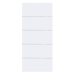 Folha de Porta Frisada CM-04 C/ Fundo Primer Branco UV 210x82 - 1