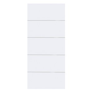 Folha de Porta Frisada CM-04 C/ Fundo Primer Branco UV 210x82
