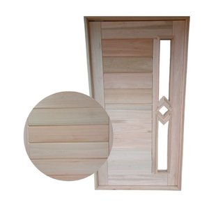 Porta Pivotante Visor Losango Eucalipto 2,13x1,27 Frainer Bbb Tradicional Visor Losango