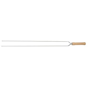 Espeto Duplo para Churrasco 95cm Mor