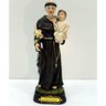 Estatueta Imagem Santo Antônio de Pádua Resina Enfeite 16cm - 5