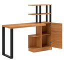 Ver imagem 1 de Estante Escrivaninha 1 Porta F17 Freijó/Preto Fosco