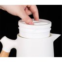 Ver imagem 4 de Garrafa Térmica Bon Gourmet Cabo em Madeira 1l Branca