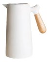 Ver imagem 1 de Garrafa Térmica Bon Gourmet Cabo em Madeira 1l Branca