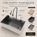 Ver imagem 2 de Cuba para Cozinha Gourmet Miami Nano Black Aço Inox 304 Goldenx