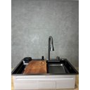 Ver imagem 3 de Cuba para Cozinha Gourmet Miami Nano Black Aço Inox 304 Goldenx