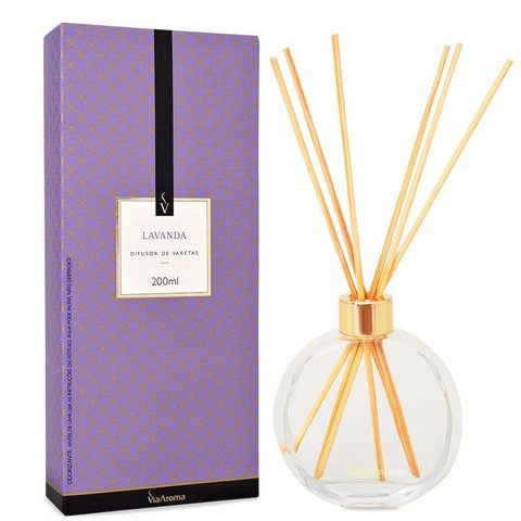 Difusor de Varetas Lavanda Via Aroma - 200ml