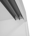 Ver imagem 5 de Guarda Roupa Saion 3 Portas com Pés 1 Porta Glass - Lp - Rei de Casa Branco