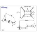 Ver imagem 3 de Suporte Multivisao Stpa50 Articulado com Inclinacao para Tv de 19 a 56
