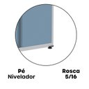 Ver imagem 7 de Armário de Aço 2 Portas com Chave 4 Prateleiras AP402 Cinza/Azul Dali