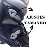 Patins Roller De 4 Rodas Preto + Kit de Proteção Tm: 32/35 - 5