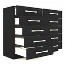 Ver imagem 6 de Cômoda Vitoria 10 Gavetas - Panorama Móveis