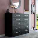 Ver imagem 1 de Cômoda Vitoria 10 Gavetas - Panorama Móveis