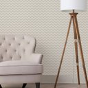 Ver imagem 1 de Papel de Parede Adesivo Quarto Chevron em Tons de Bege 10m