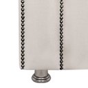 Ver imagem 5 de Cabeceira Estofada para Cama Box Casal 140cm Ravena Veludo - Sofa Store:veludo Bege Marfim
