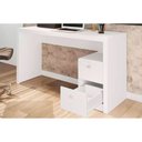 Ver imagem 4 de Mesa Escrivaninha Juvenil ME4130 c/ 2 Gavetas Nogal - Tecno Mobili