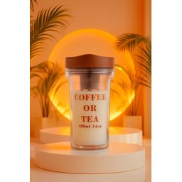 Copo com Infusor de Resina Café Cold Brew 420ml Marrom - Ilc - 2