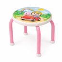 Ver imagem 4 de Banqueta Infantil Cadeira Degrau Multiuso Estudos Lanche Quarto Penteadeira Meninas Rosa