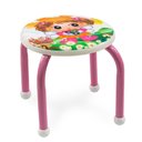 Ver imagem 6 de Banqueta Infantil Cadeira Degrau Multiuso Estudos Lanche Quarto Penteadeira Meninas Rosa