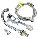 Ver imagem 7 de Kit 25 Unid. Torneira Valvula Pedal Acionamento Pes sem Maos Pia Hospital Laboratorio Medico