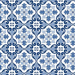 Papel de Parede Decorativo Azulejo Português Clássico 2,5m - 1