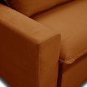 Ver mais imagens de Sofa 2 Lugares Retrátil Reclinavel 200cm Veludo Terracota Andreza