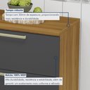 Ver imagem 7 de Balcão de Cozinha com Tampo 1 Porta 1 Gaveta Burguesa Nesher