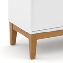 Ver imagem 4 de Cômoda Infantil Unique com Porta e 3 Gavetas Branco Soft/eco Wood - Matic Móveis