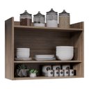 Ver imagem 3 de Armário Aéreo Cozinha Multiuso Cecília 70cm 02 Portas Freijó - Desk Design