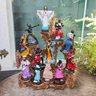 Altar Congá com 12 Orixás de 10 Cm Umbanda Dourado - 1